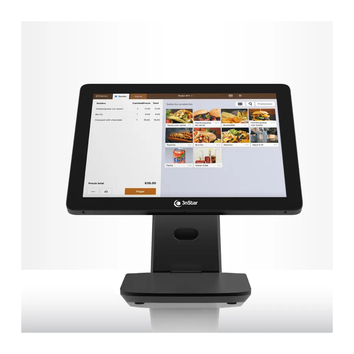 Sistema POS todo en uno 3nStar P4 15" Intel N95 8GB 240GB