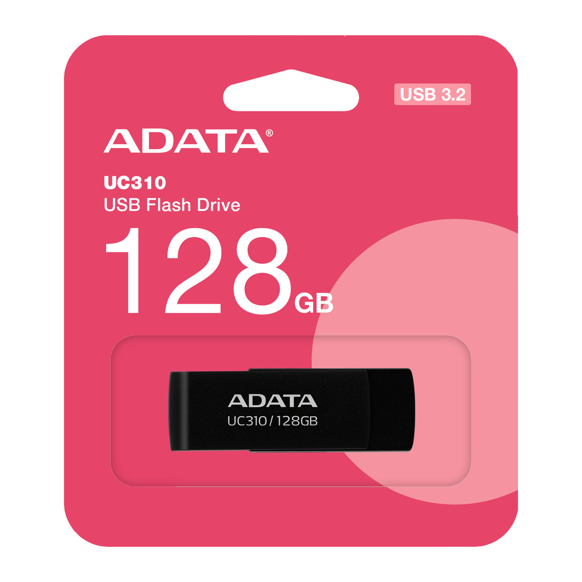 Memoria USB Adata UC310 3.2 128GB Negro