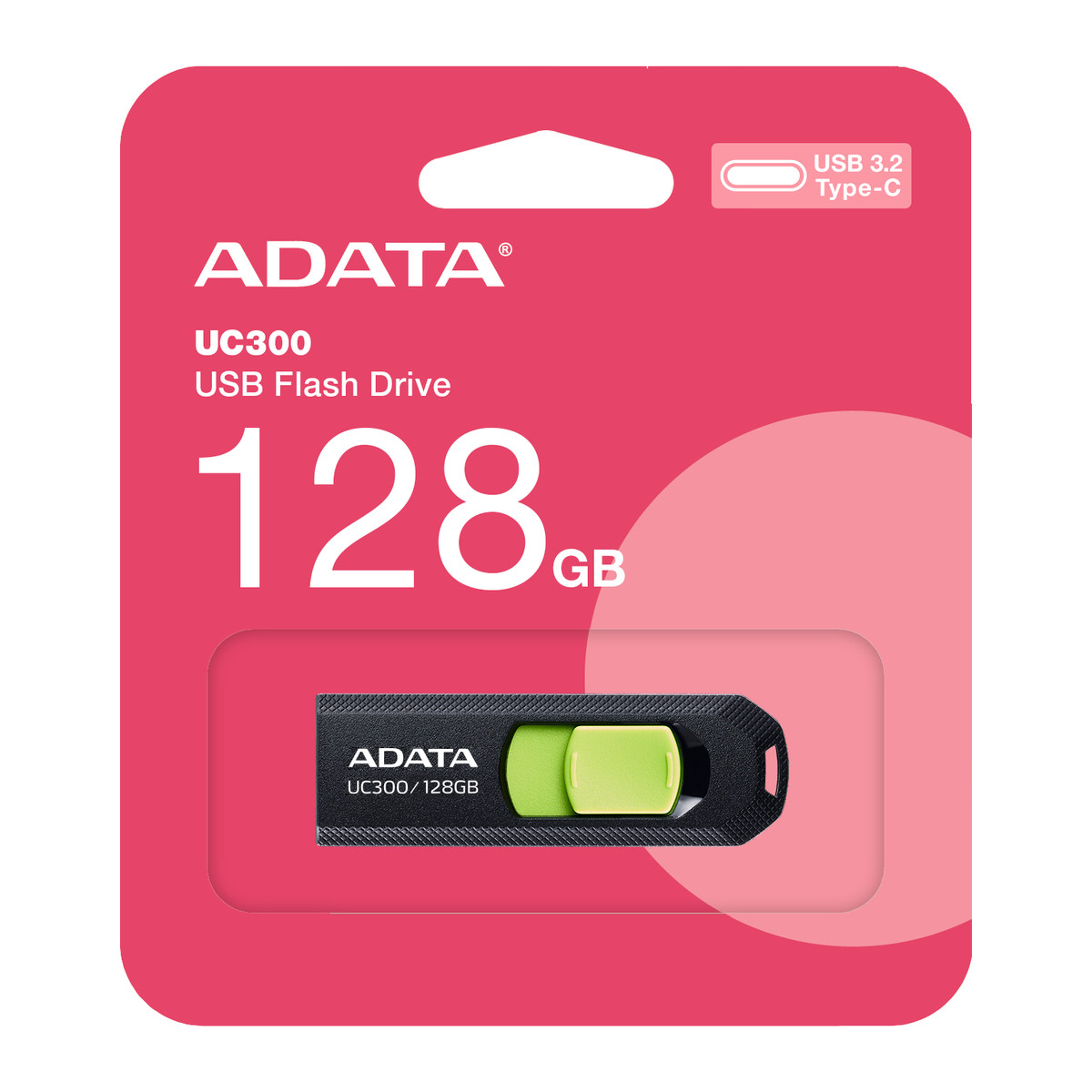 Memoria USB-C Adata UC300 128GB Negro