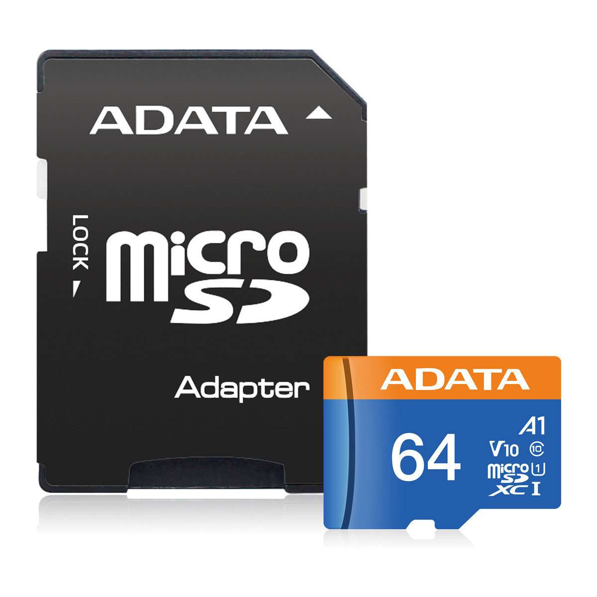 Memoria microSD Adata Premier 64GB UHS-I Clase 10 V10 A1 con adaptador SD