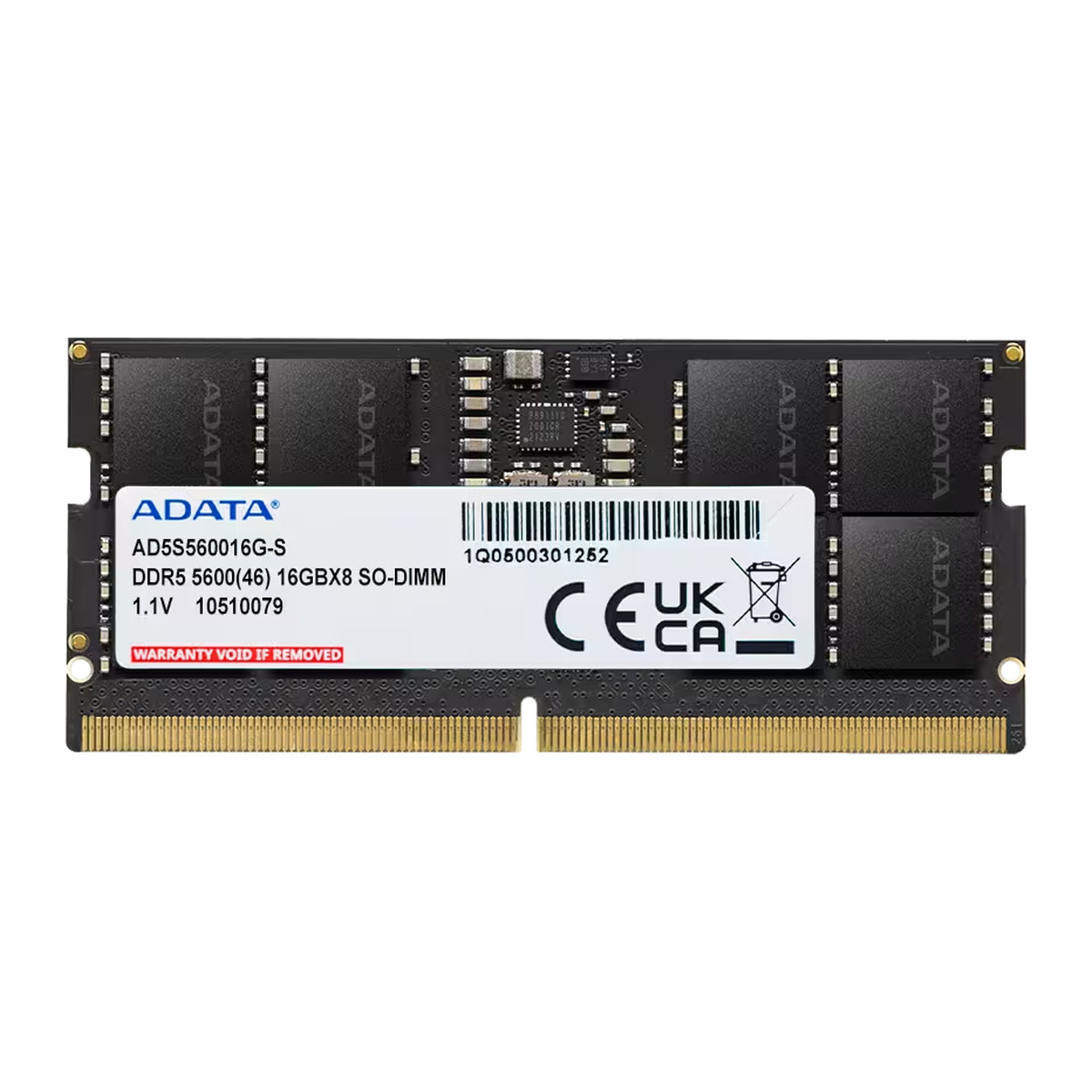 Memoria RAM Adata DDR5 SODIMM 5600MHz CL46 16GB
