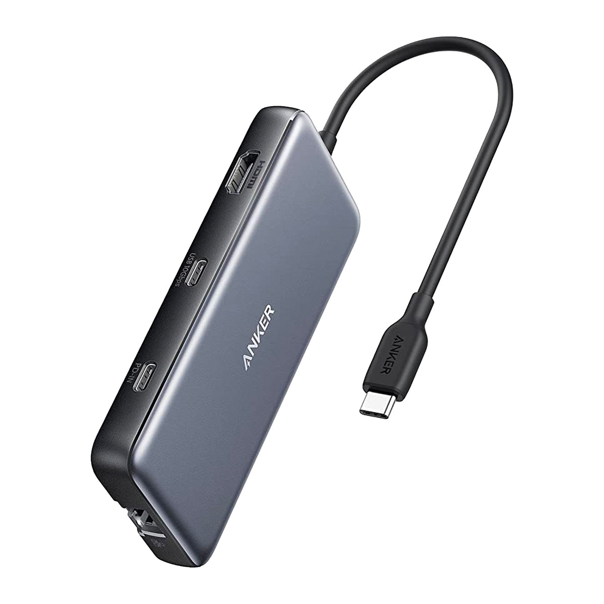 Hub USB-C Anker PowerExpand 8 en 1 10 Gbps Gris