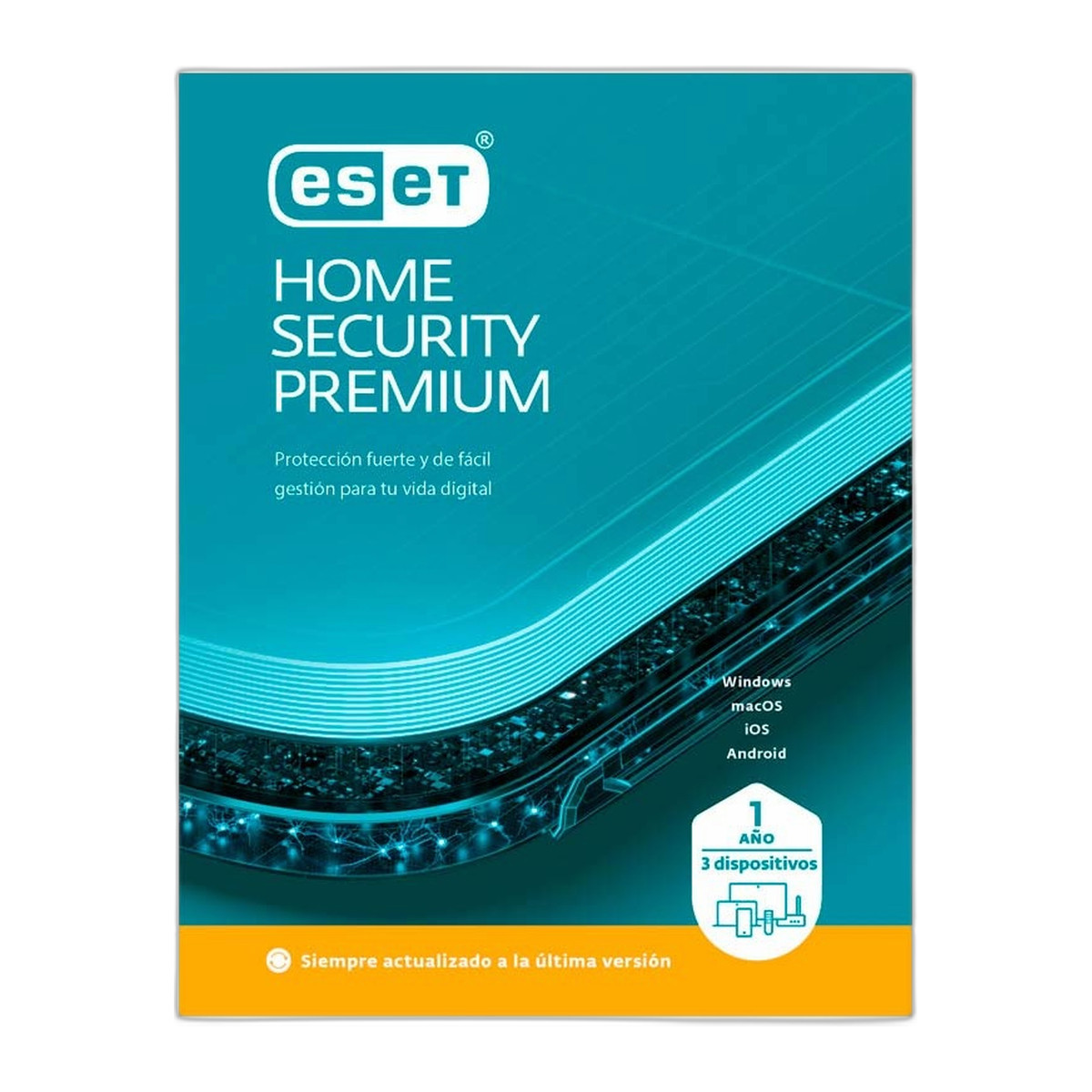 Antivirus ESET Home Security Premium 3 dispositivos 1 año