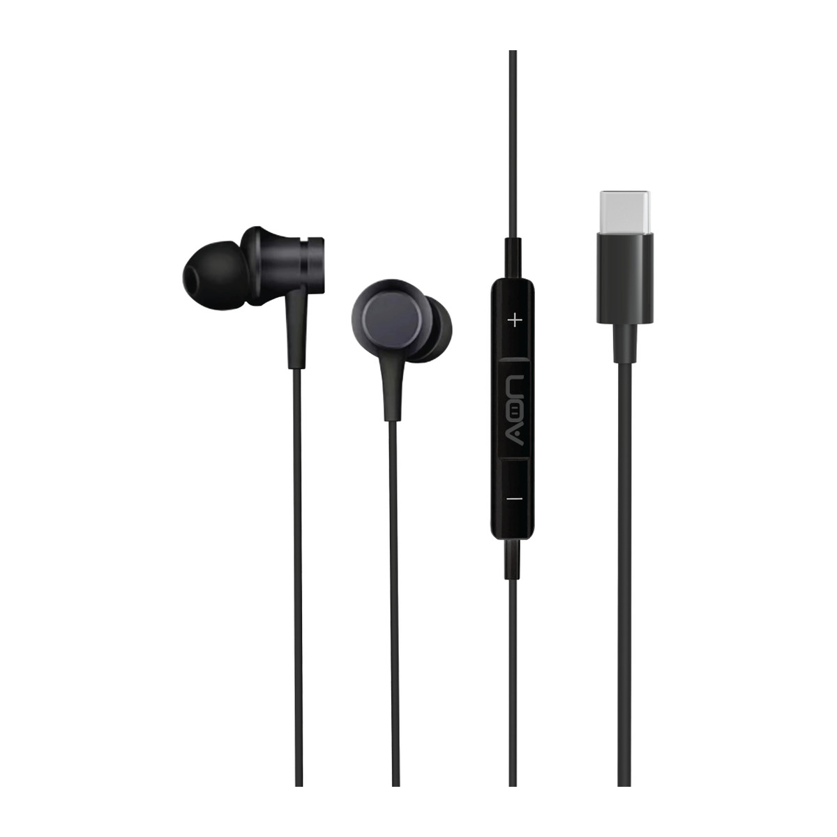 Audífonos In-ear AON Boom Buds USB-C con Micrófono Negro