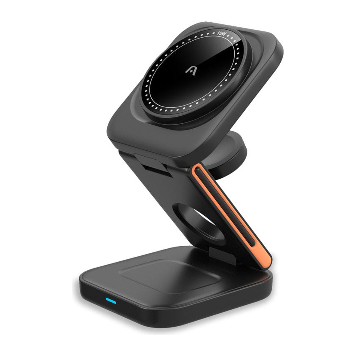 Cargador inalámbrico 3 en 1 Argom Magnetic S4 15W Negro