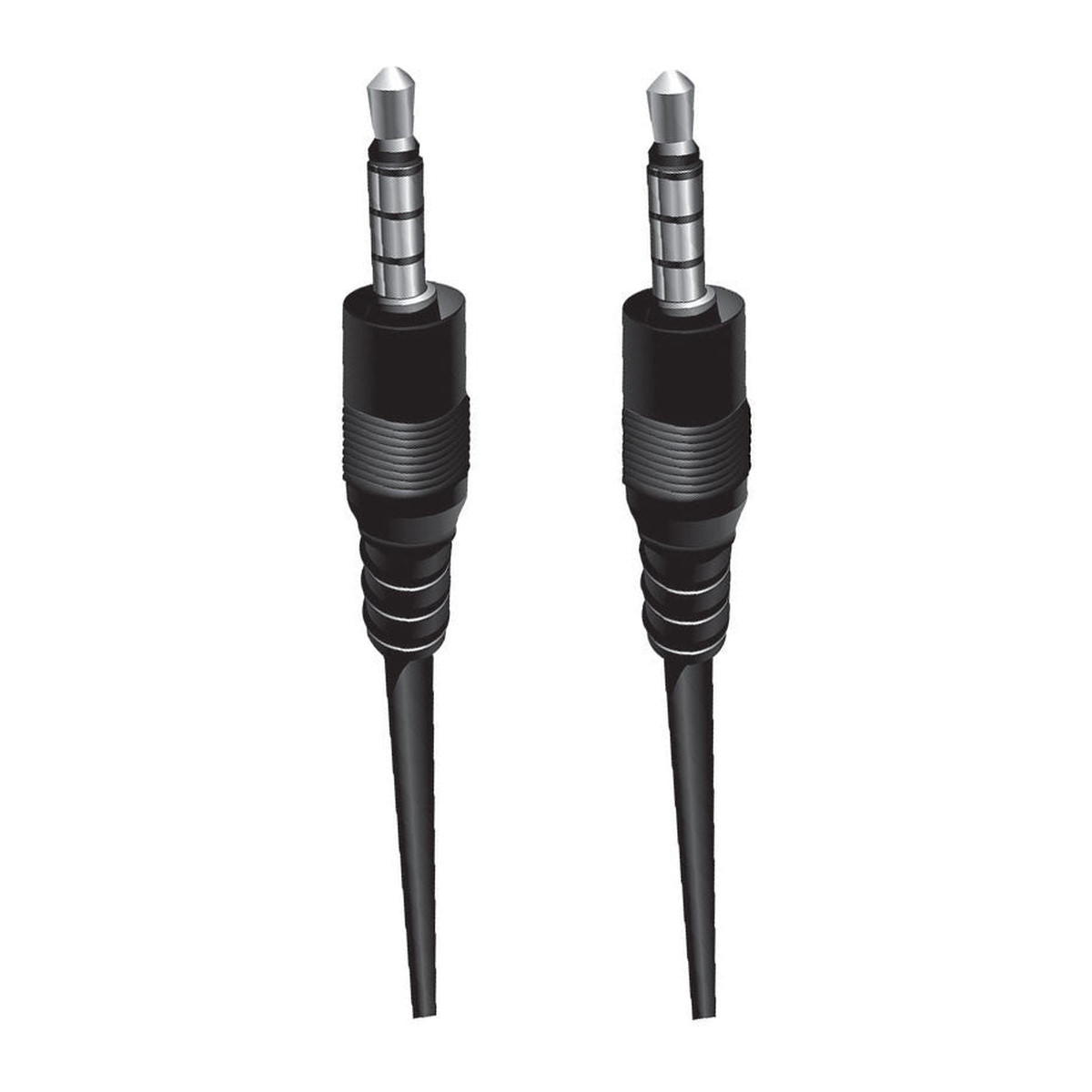 Cable de audio 3.5 mm Argom 1 m Negro