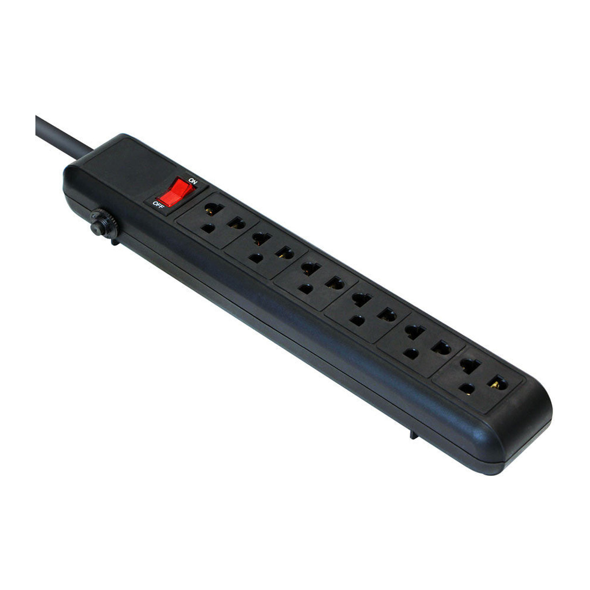 Regleta de 6 tomas Argom ARG-AC-0252 Negra