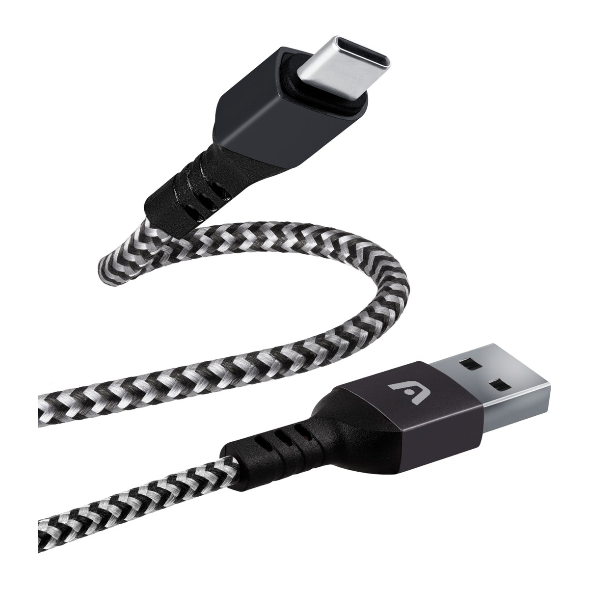 Cable USB-C a USB Argom Dura Form 1.8 m Negro