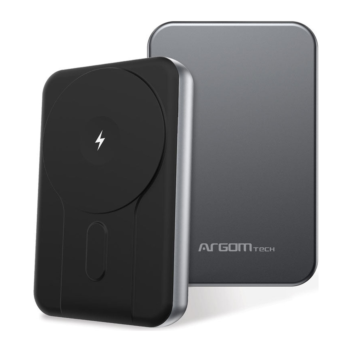 Batería externa magnética Argom MS10 10000 mAh Plateada