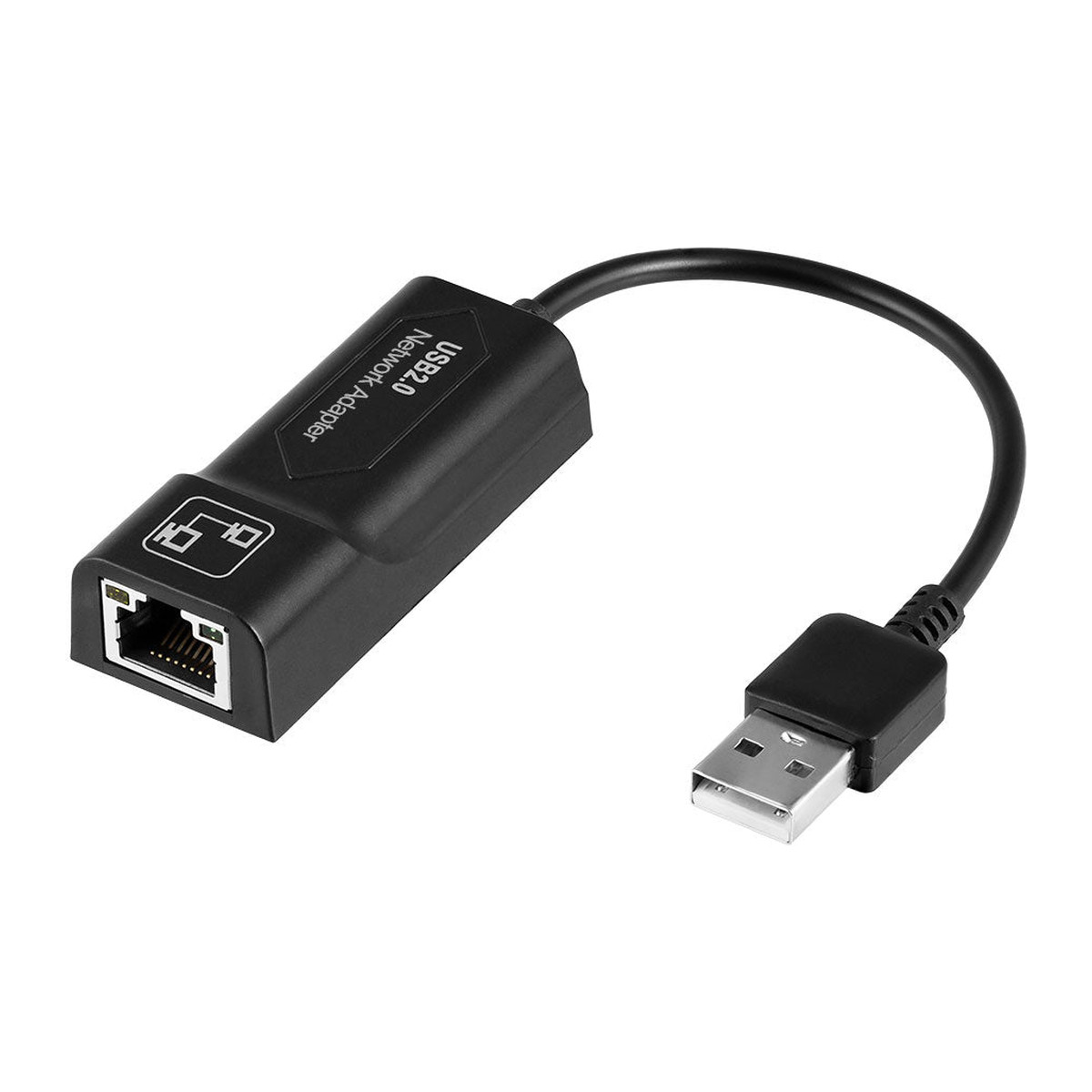 Adaptador USB a Ethernet RJ45 Argom Negro