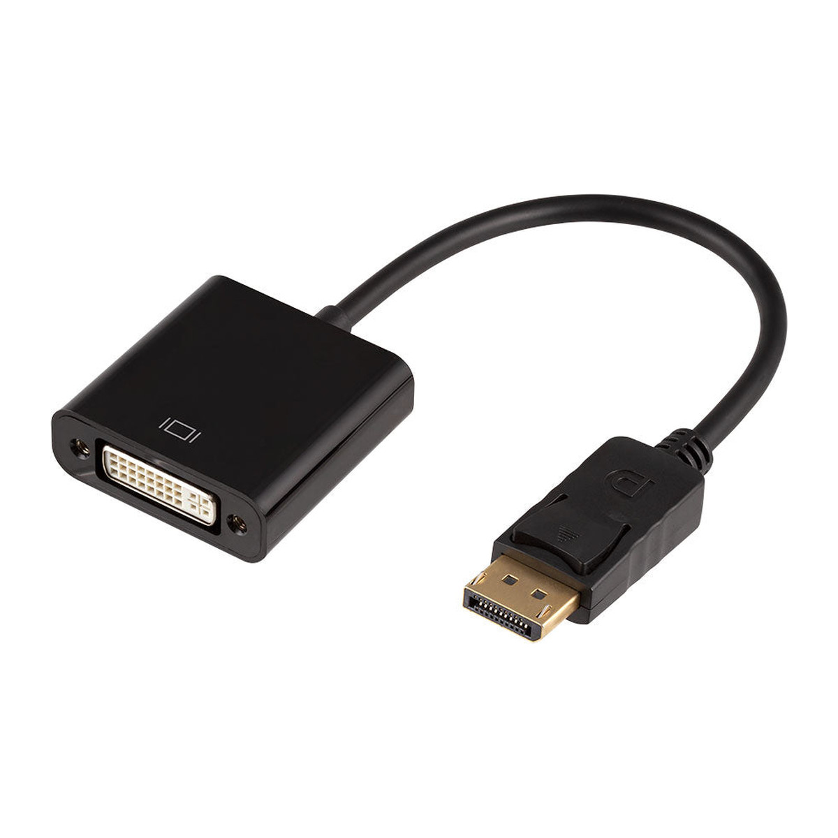 Adaptador DisplayPort a DVI-I Argom 15 cm Negro