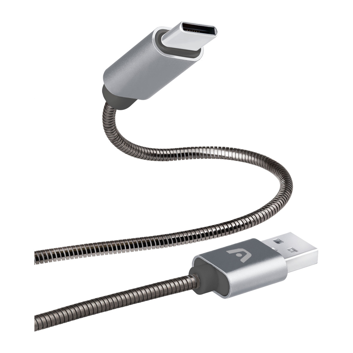 Cable USB-C a USB Argom Dura Spring 1 m Gris