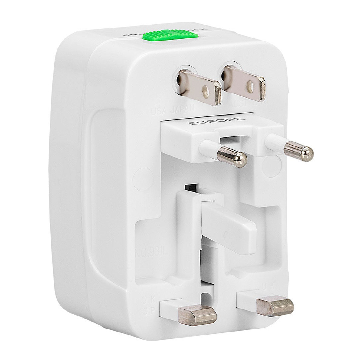 Adaptador de viaje universal Argom Blanco