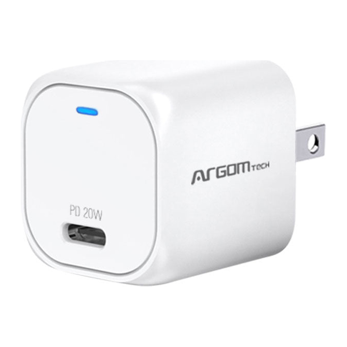 Cargador de pared Argom Nano PD 20 W Blanco