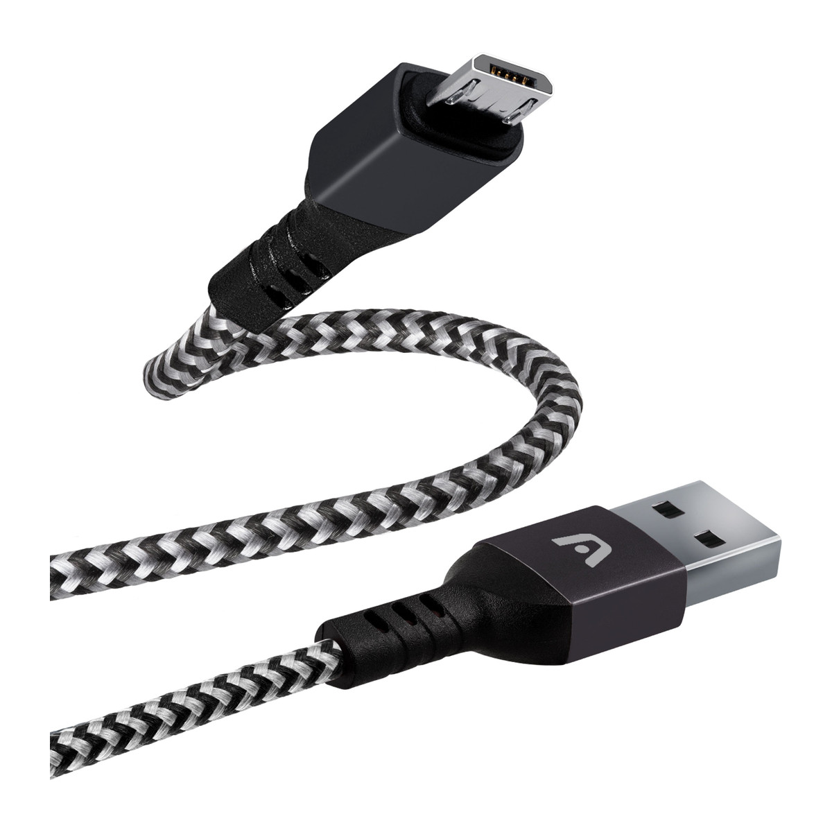Cable micro USB a USB Argom Dura Form 1.8 m Negro