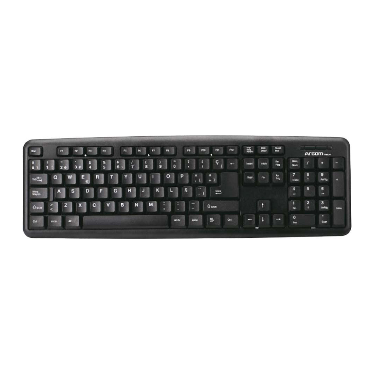 Teclado alámbrico Argom Classic USB en español Negro
