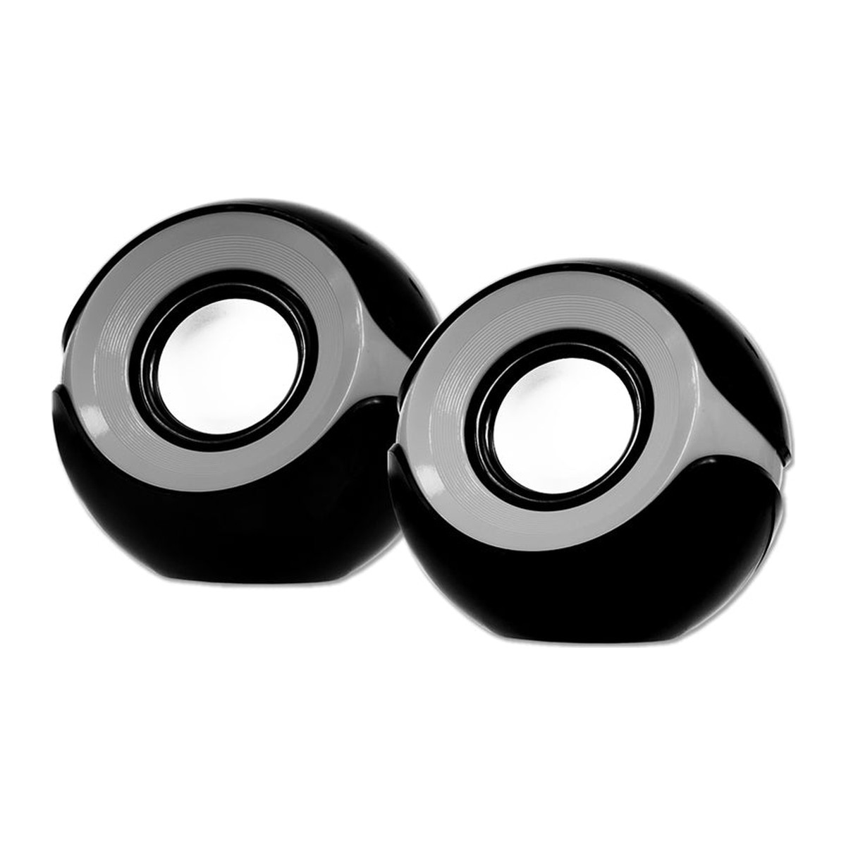 Bocinas estéreo 2.0 Argom Orbit USB Negras