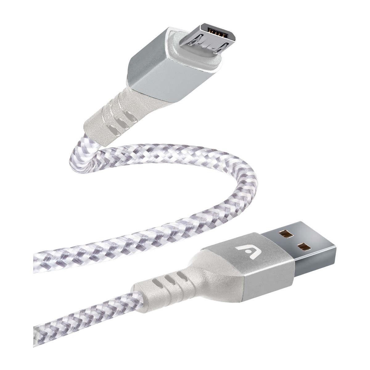 Cable micro USB a USB Argom Dura Form 1.8 m Blanco