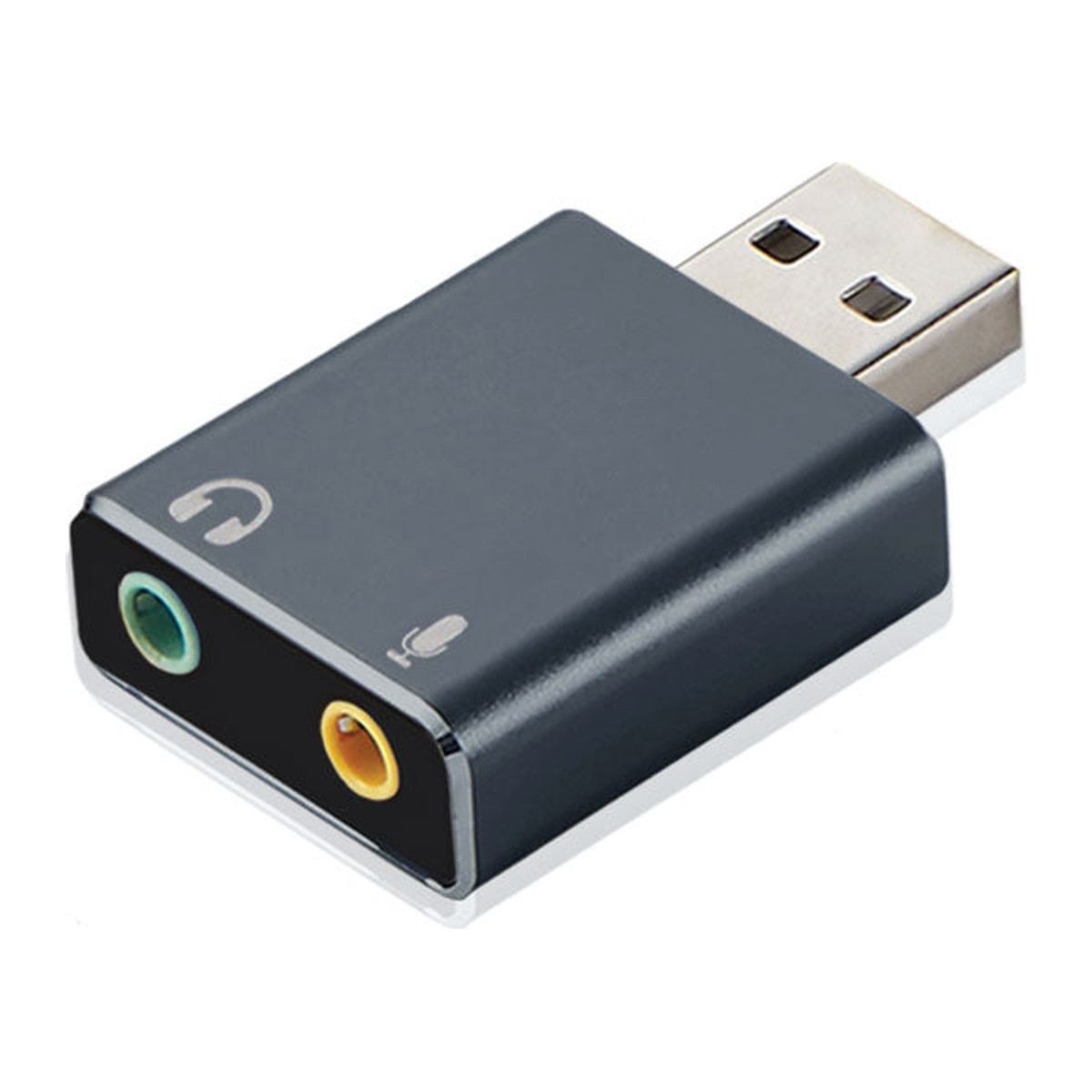 Adaptador de sonido USB a audio y micrófono 3.5 mm Argom