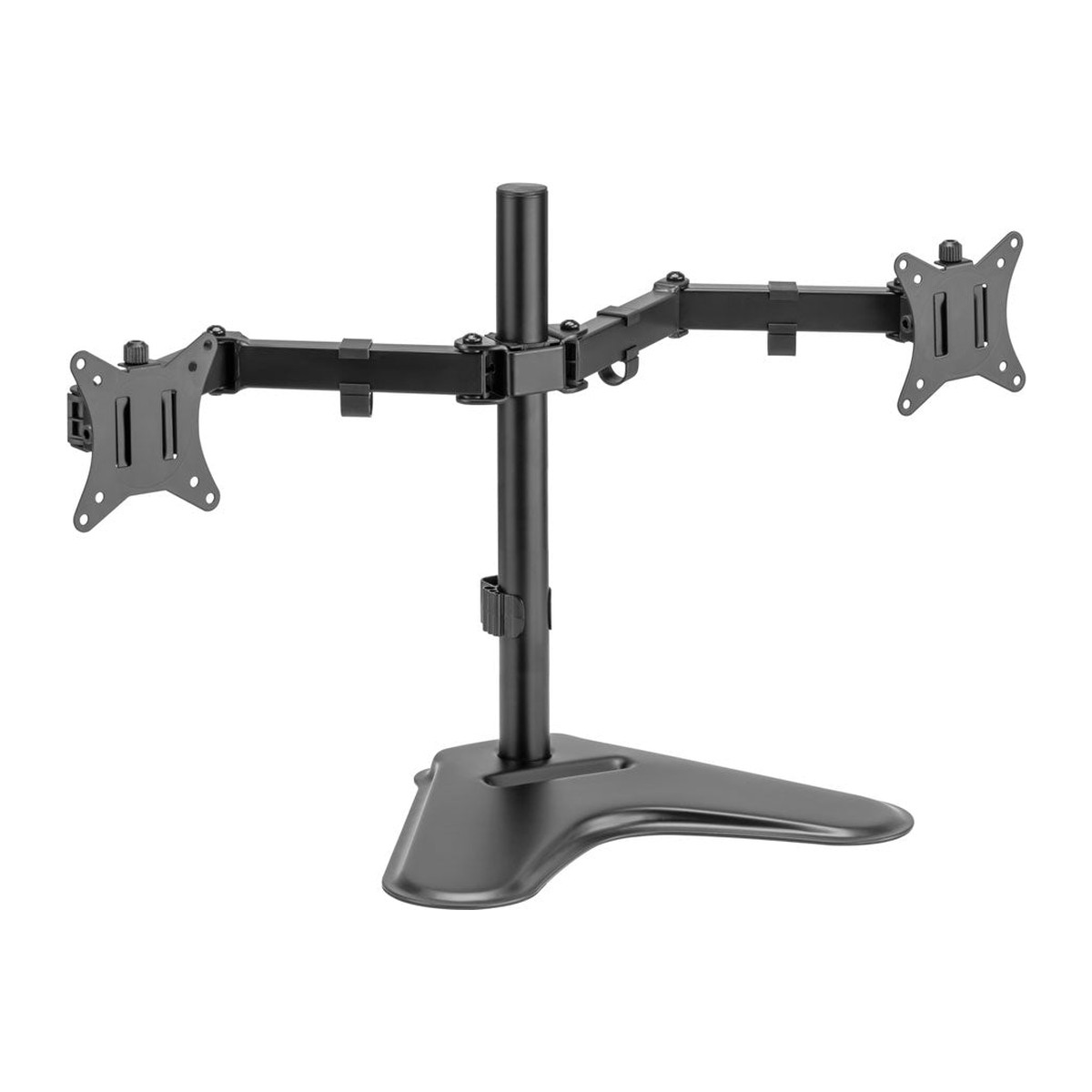 Soporte de escritorio para 2 monitores 17" a 32" Argom ARG-BR-1605 con base Negro