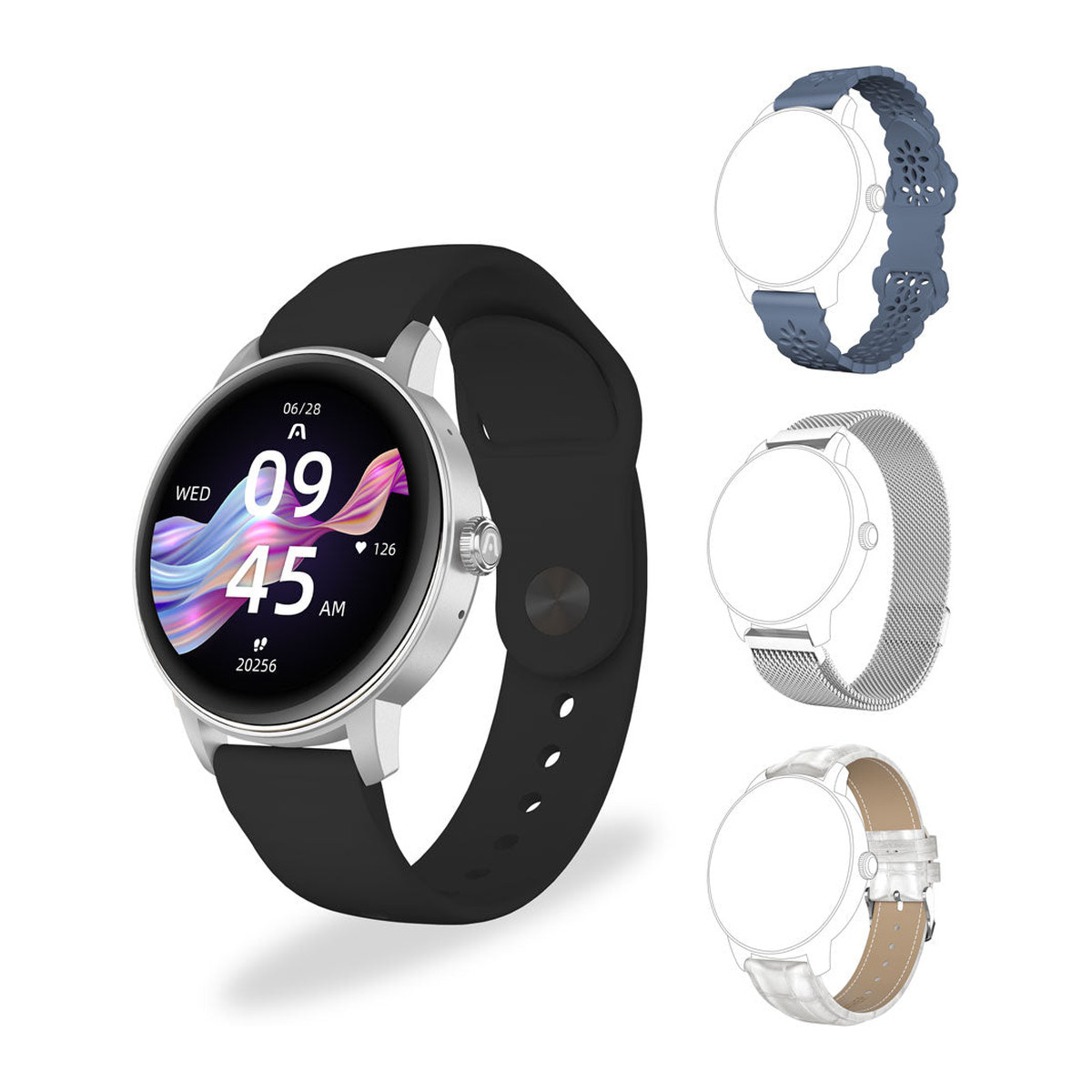 Smartwatch Argom SkeiWatch C30 Plateado