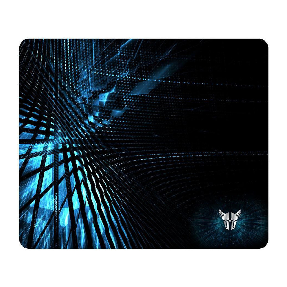 Mouse pad gamer Argom Combat 320 x 269 mm Negro y azul