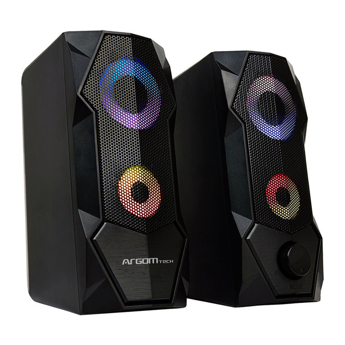 Bocinas gamer 2.0 Argom Combat S68 Negras