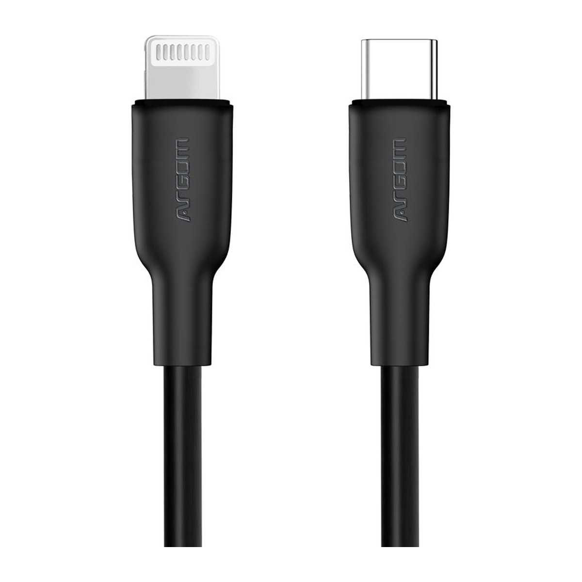 Cable USB-C a Lightning 30W Argom Dura Flex 1.8 m Negro