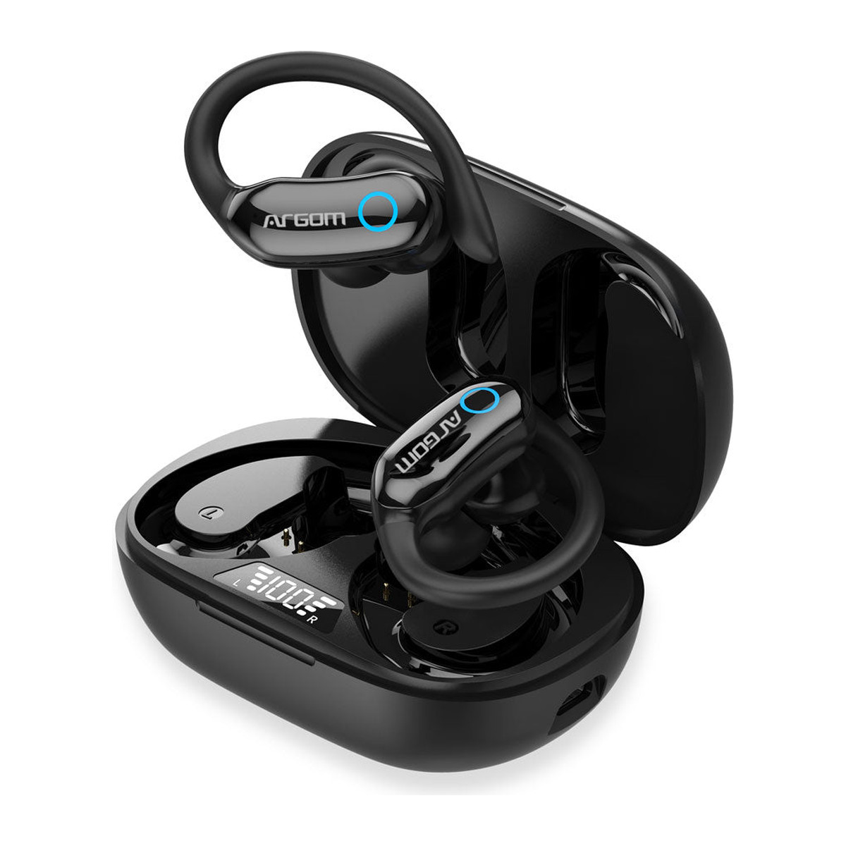 Audífonos deportivos inalámbricos Argom SkeiPods E95 Negro