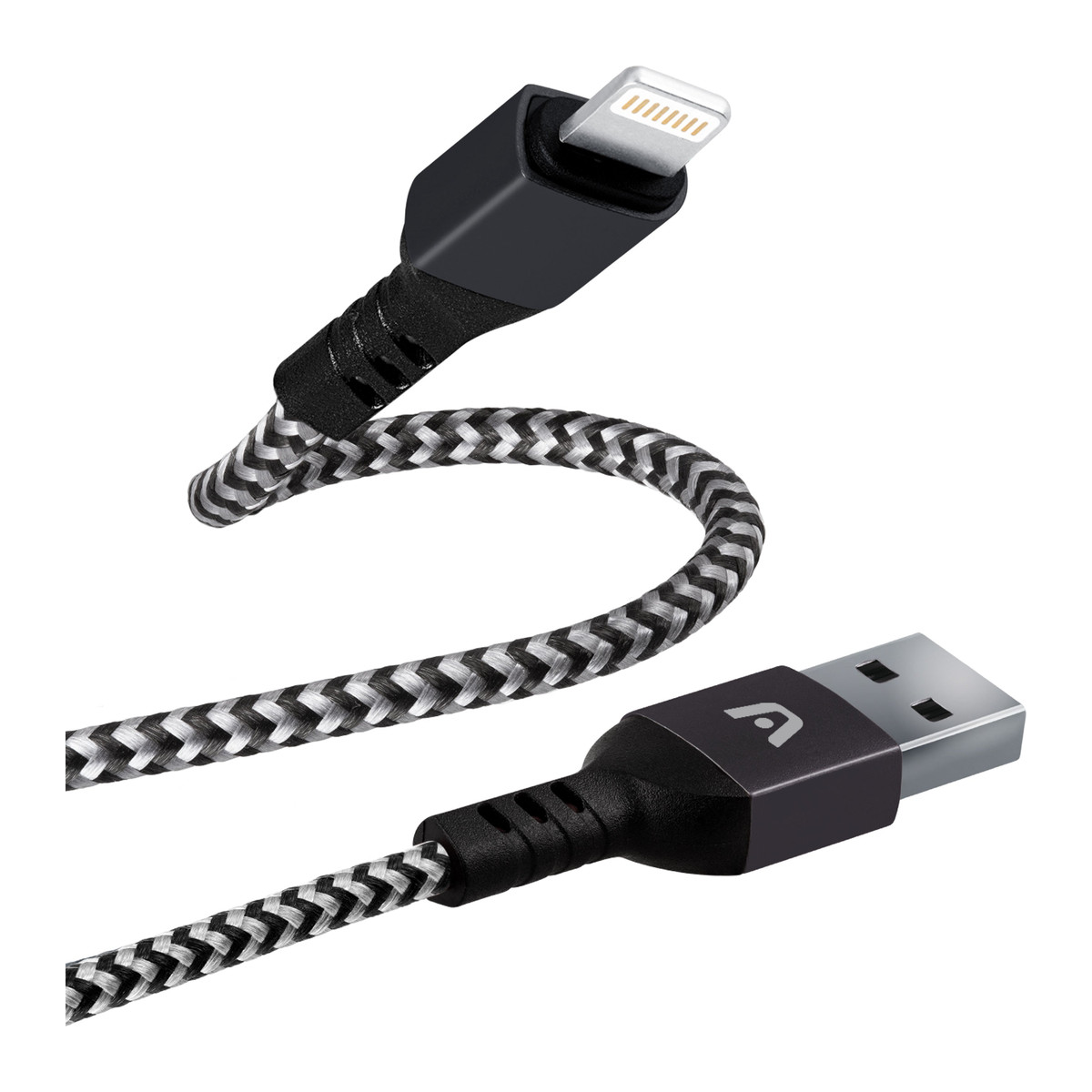 Cable Lightning a USB Argom Dura Form 1.8 m Negro