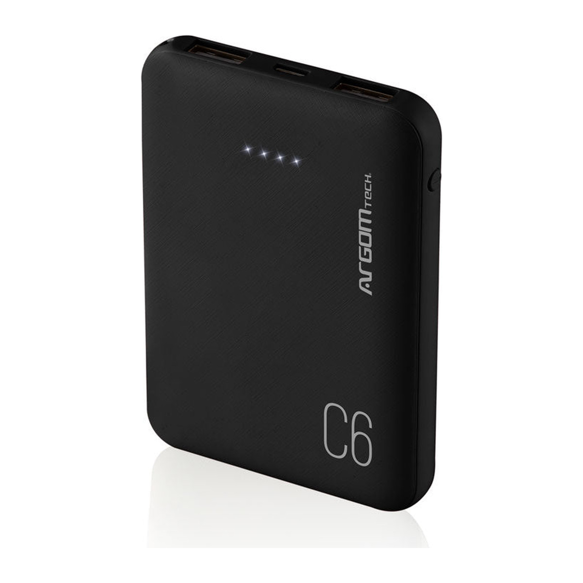 Power bank Argom C6 6000 mAh Negro