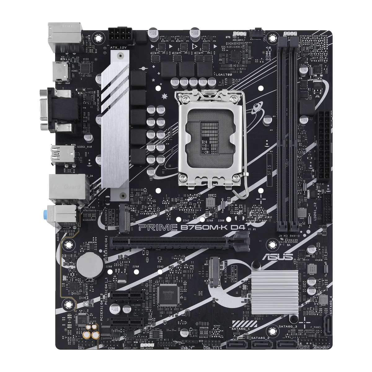 ASUS PRIME B760M-K D4 Intel B760 LGA 1700 micro ATX