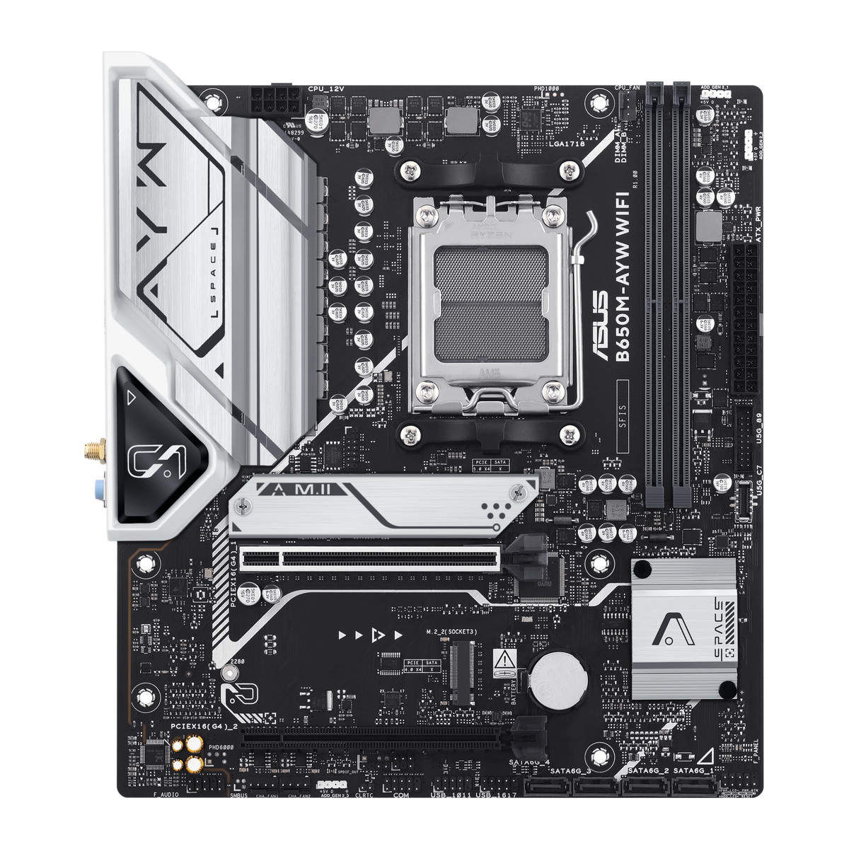 Tarjeta madre ASUS B650M-AYW WIFI AM5 micro ATX