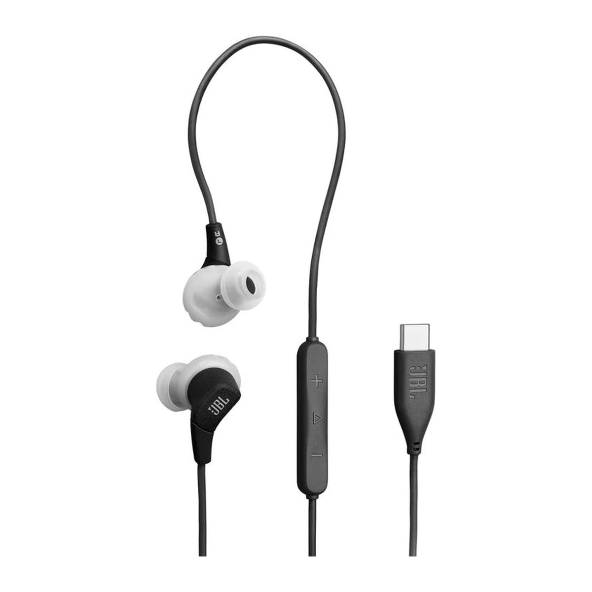 Audífonos deportivos con cable JBL Endurance Run 3 USB-C Negro