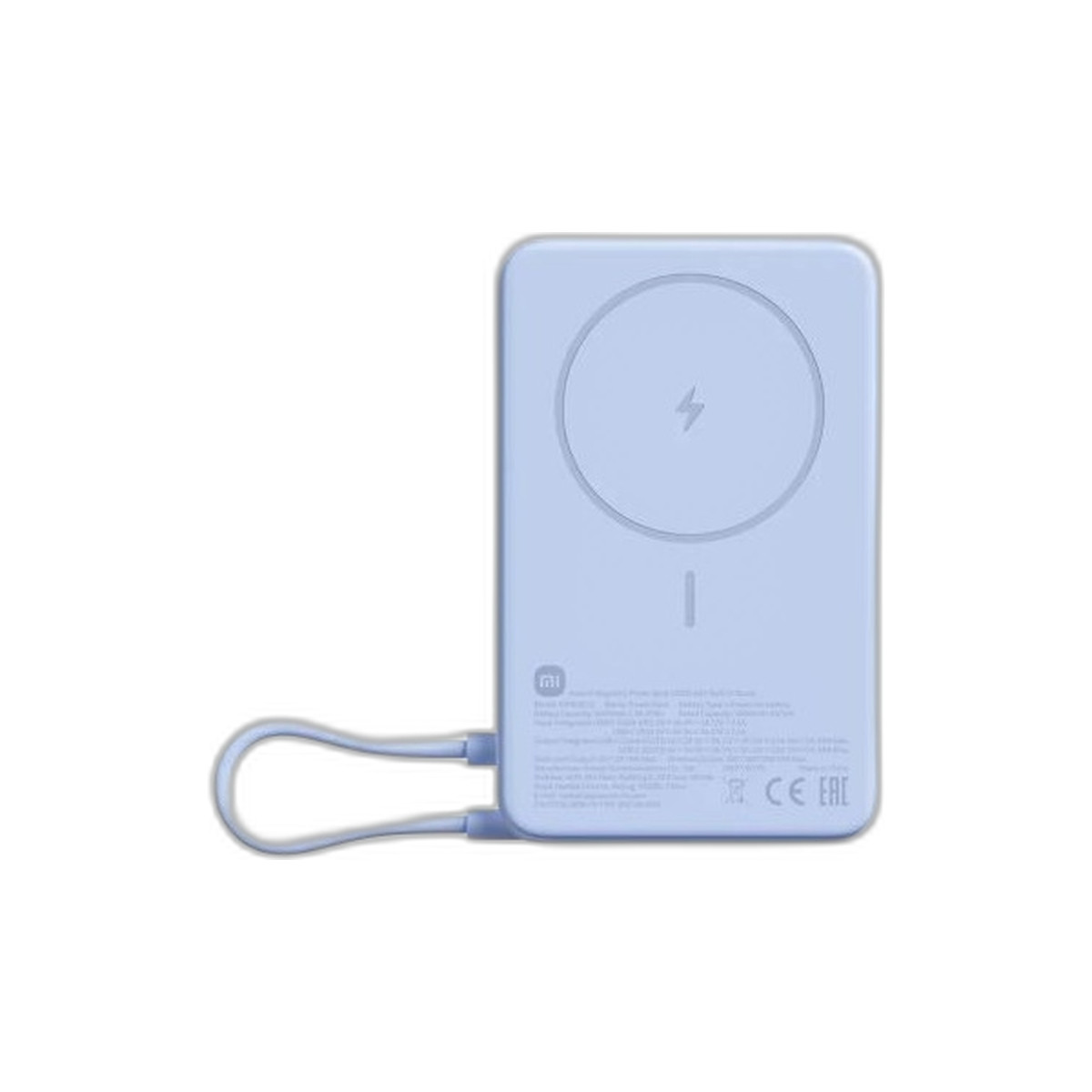 Batería portátil magnética Xiaomi 10000 mAh con soporte integrado Azul