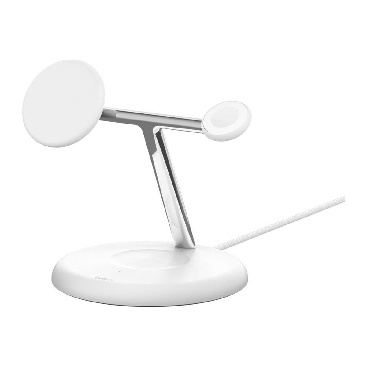 Base de carga inalámbrica magnética 3 en 1 Belkin WIZ023 15 W Blanco