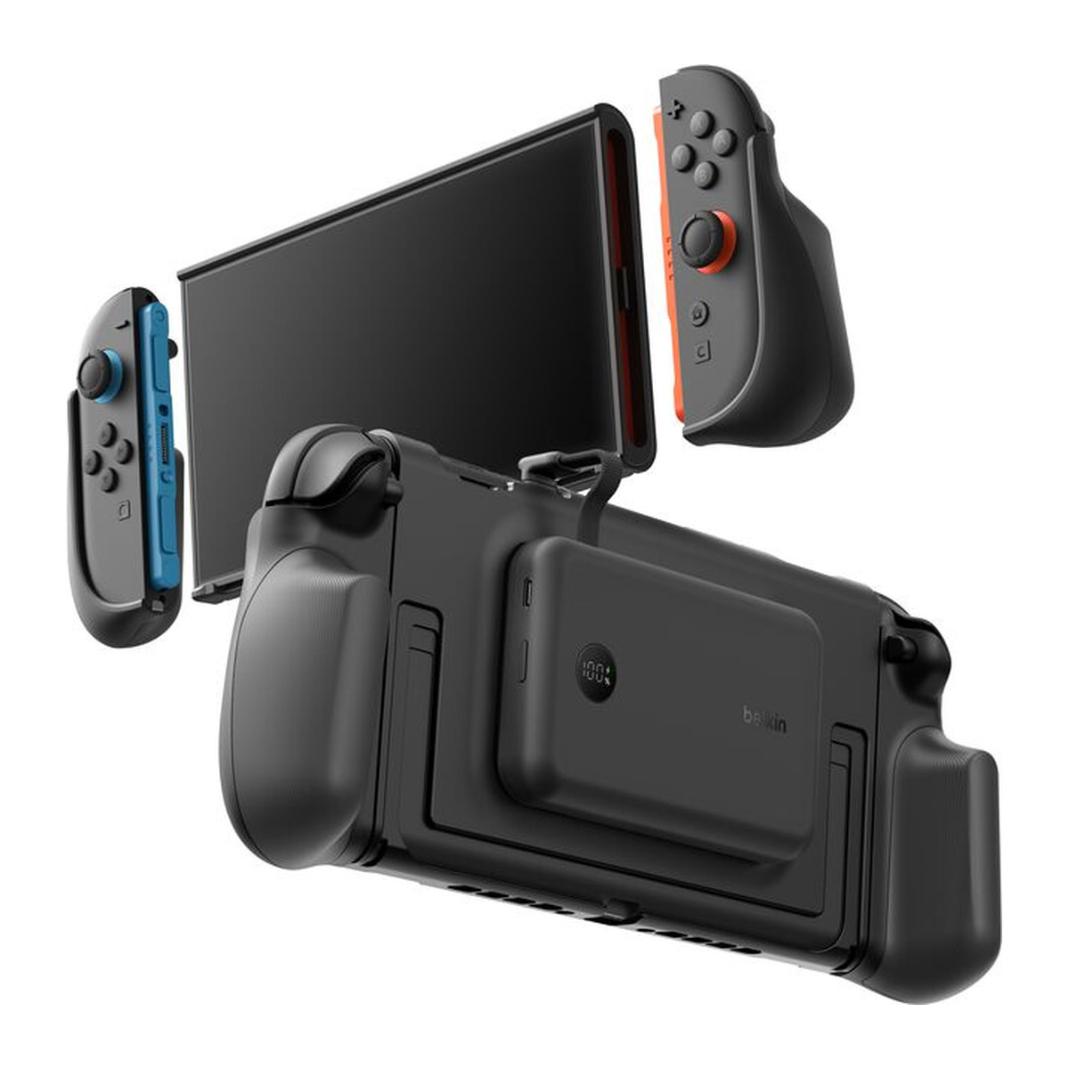 Grip de carga Belkin para Nintendo Switch 2 con batería 10K, negro