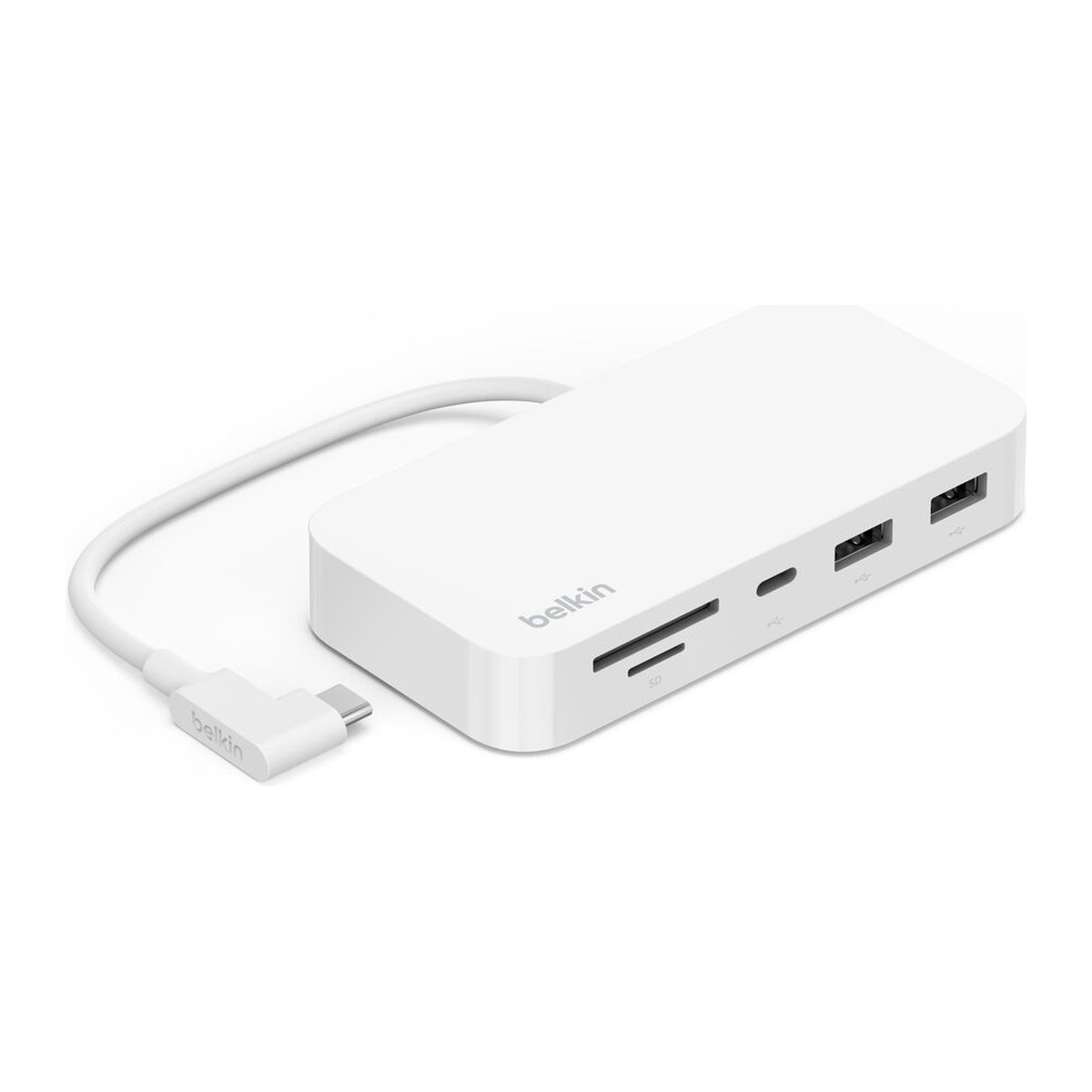 Hub USB-C Belkin Connect 6 en 1 Blanco