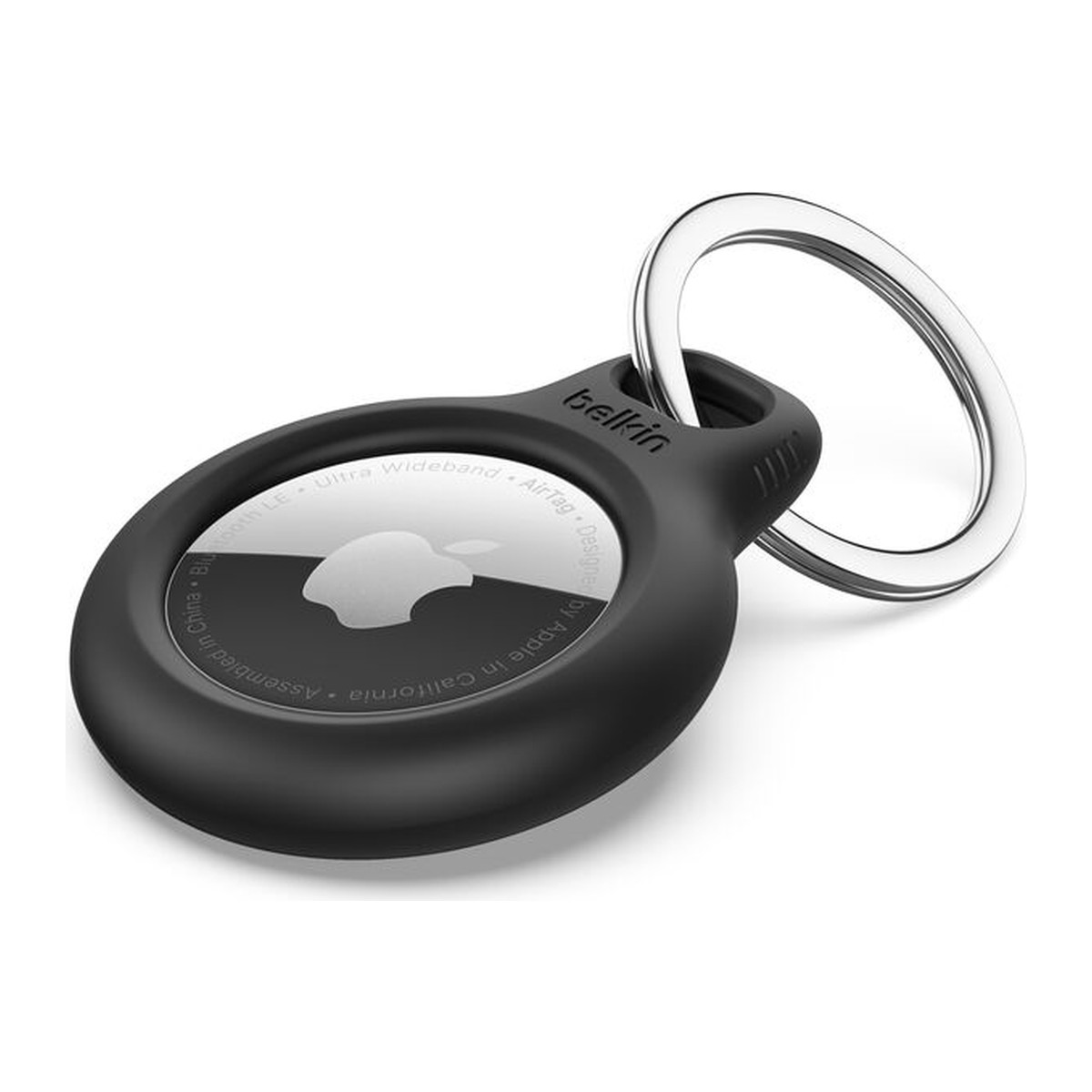 Soporte de seguridad con llavero Belkin para AirTag Negro