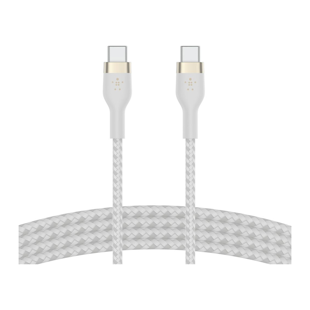 Cable USB-C a USB-C Belkin BoostCharge Pro Flex 60 W 2 m Blanco
