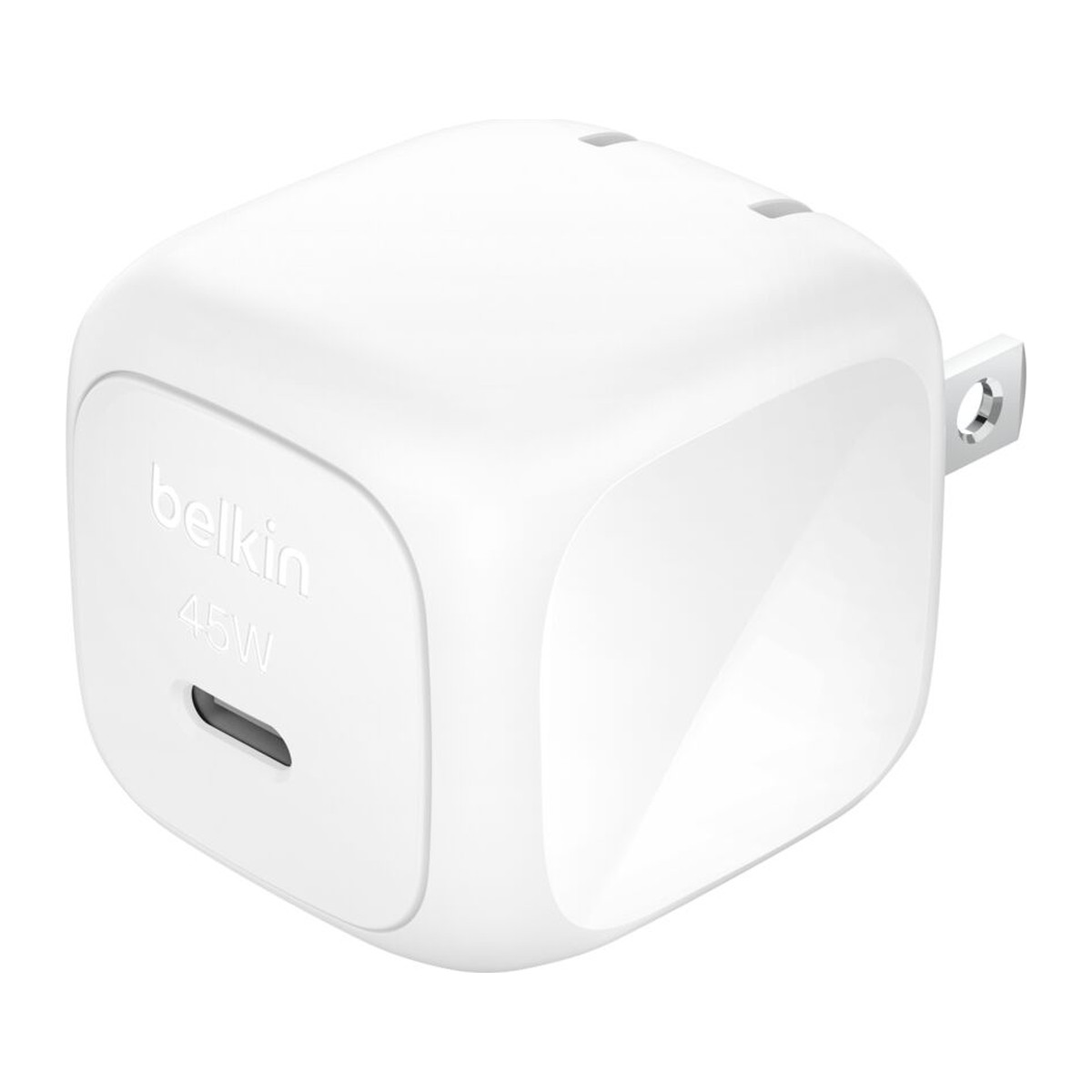 Cargador de pared compacto Belkin BoostCharge 45 W USB-C Blanco