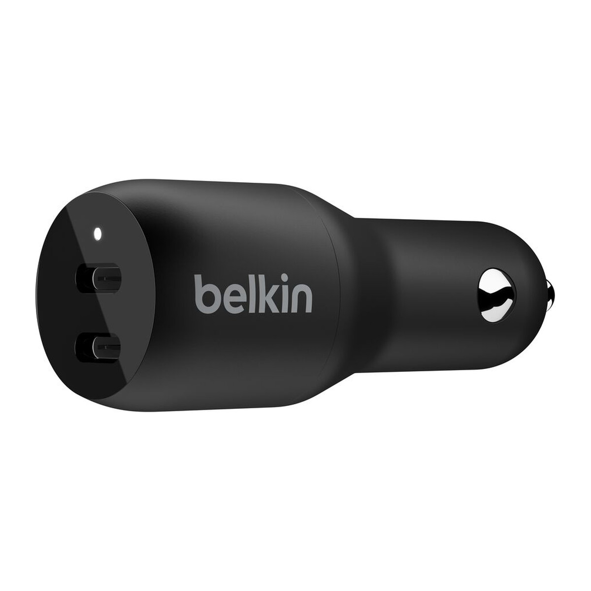 Cargador para auto Belkin BoostCharge doble USB-C 36 W Negro