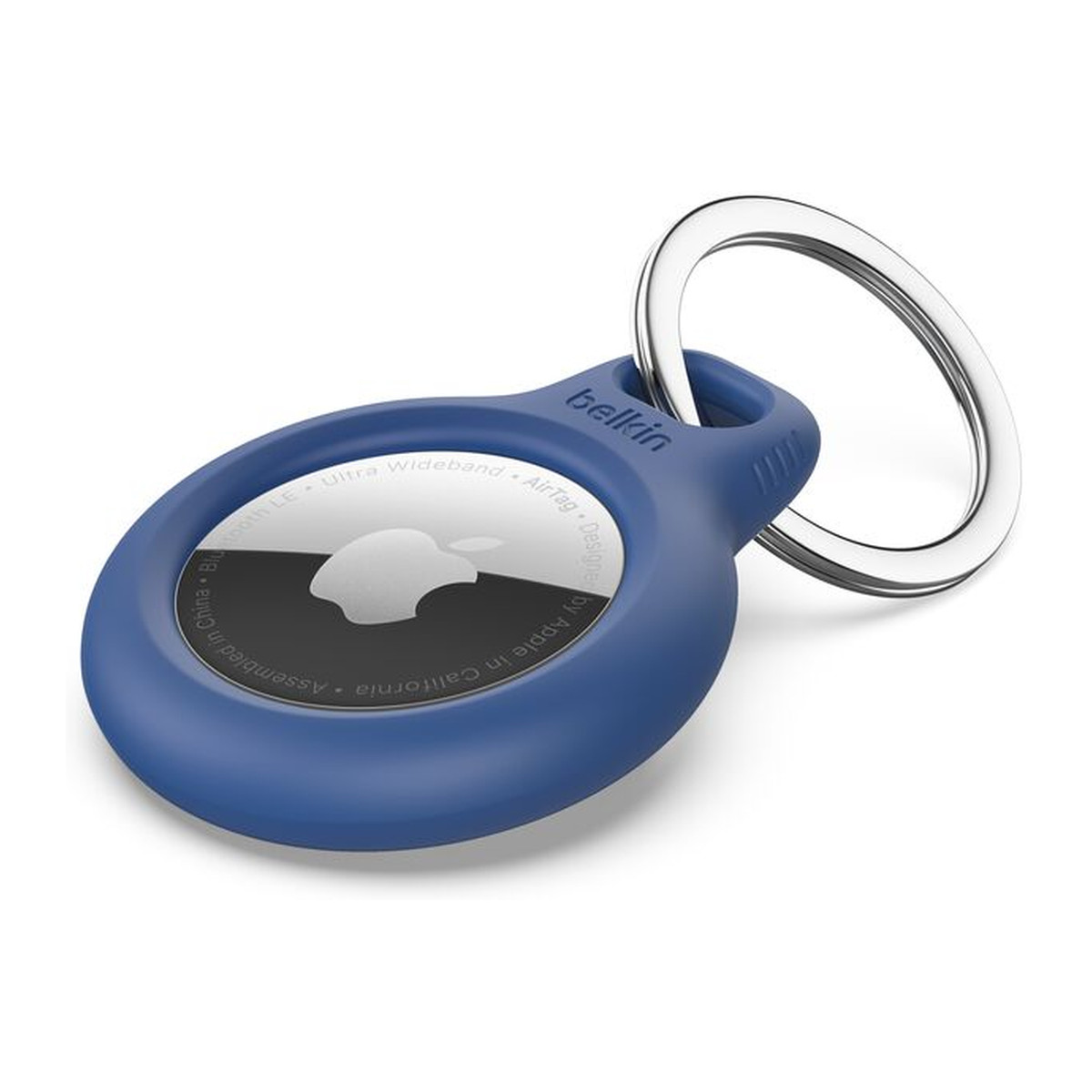 Soporte de seguridad con llavero Belkin para AirTag Azul