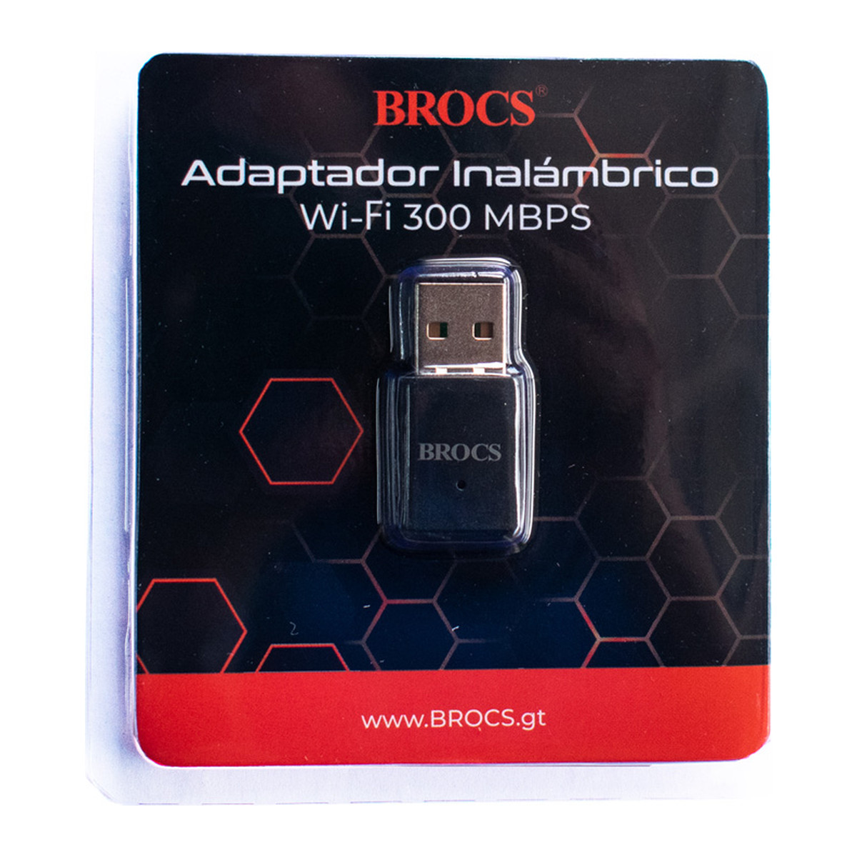 Adaptador Wi-Fi BROCS USB 300 Mbps