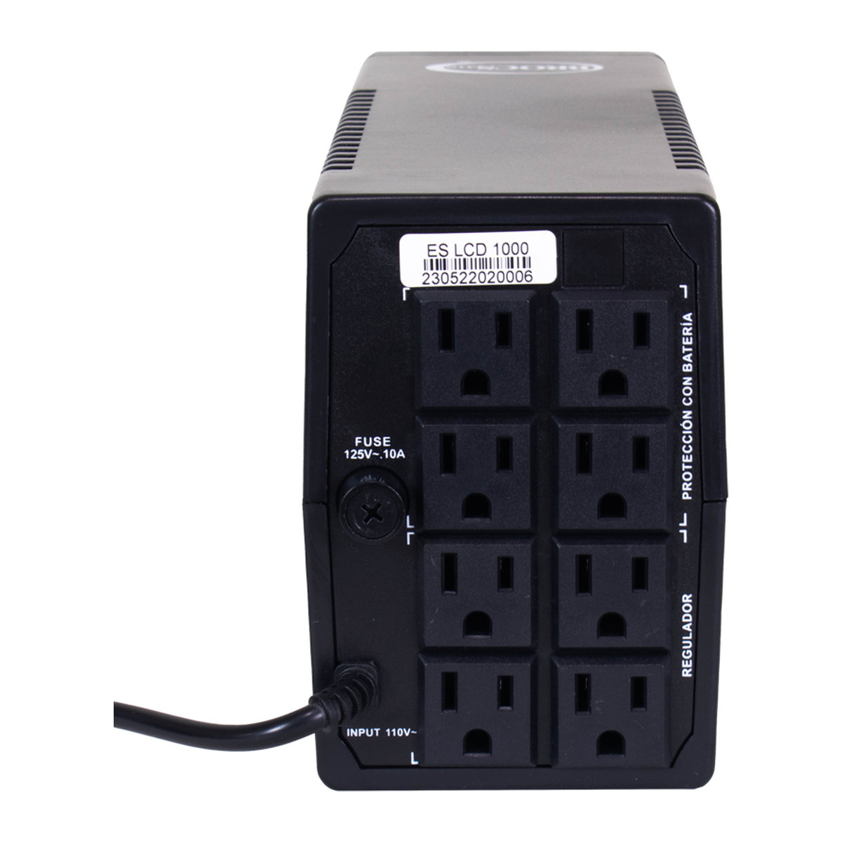 UPS BROCS 1000VA/500W 8 salidas