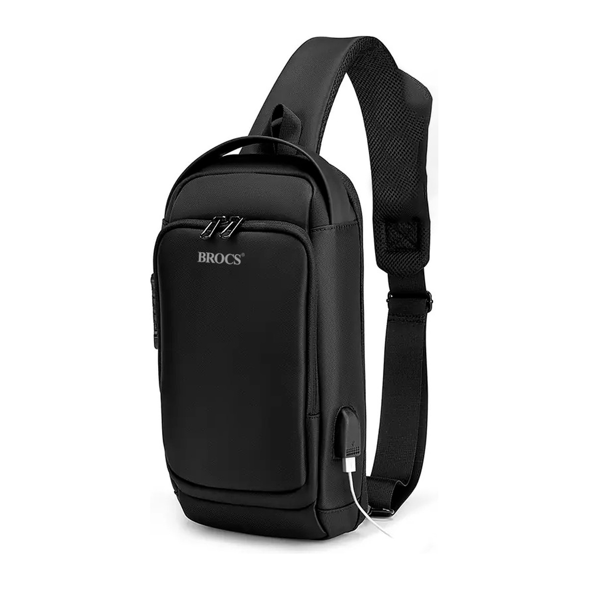 Bolso cruzado BROCS Urban Slim Negro