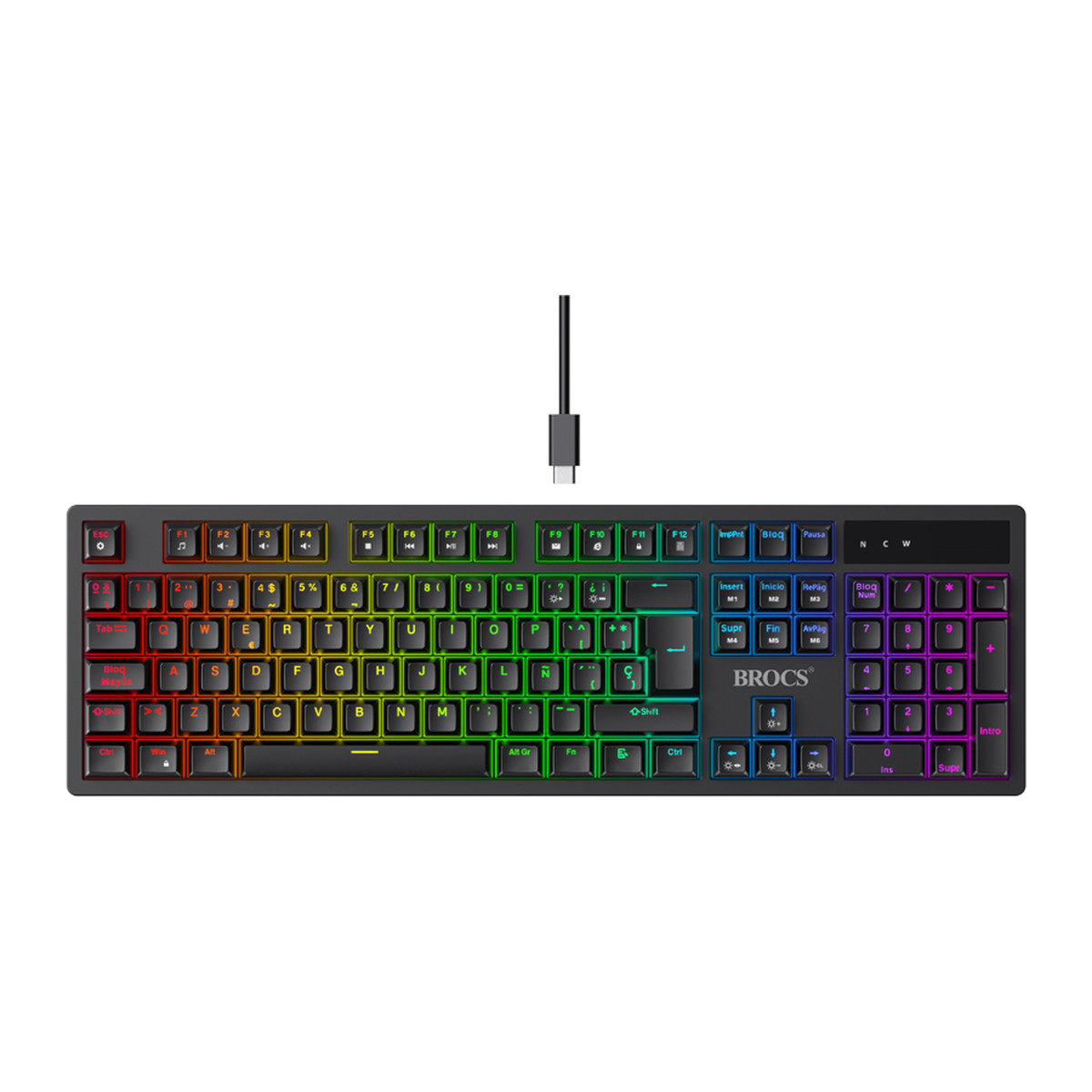 Teclado mecánico gamer BROCS Volt