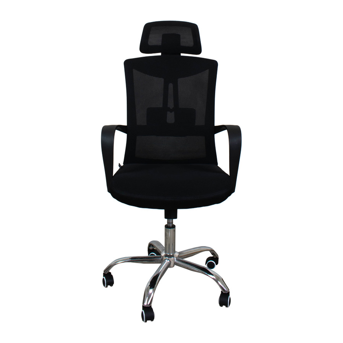 Silla ejecutiva BROCS de malla con soporte lumbar Negro