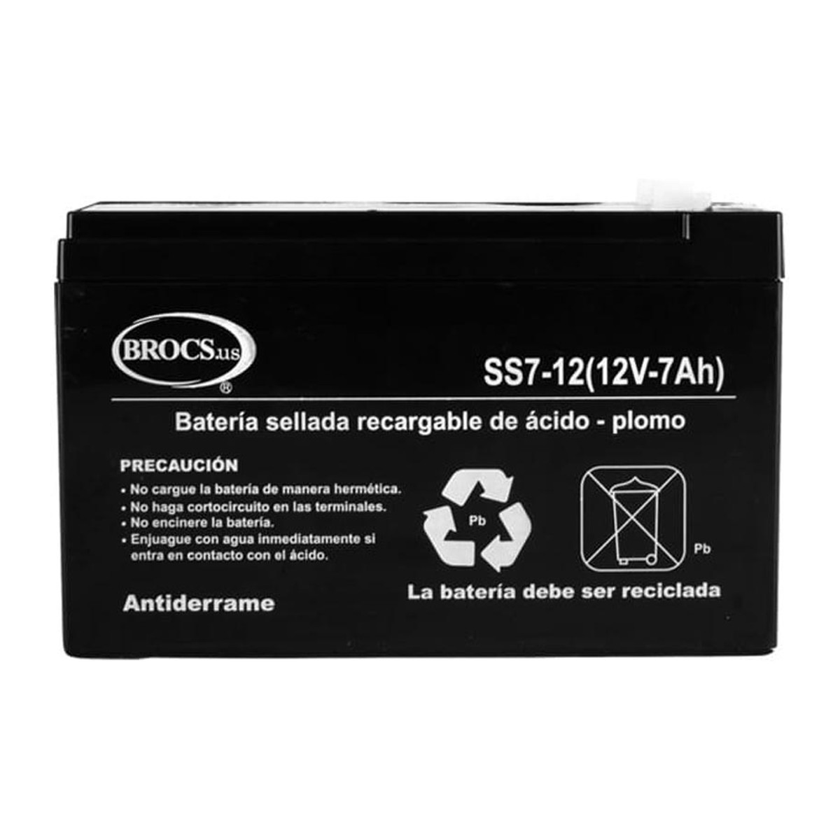 Batería BROCS SS7-12 12V 7Ah para UPS de 750 VA
