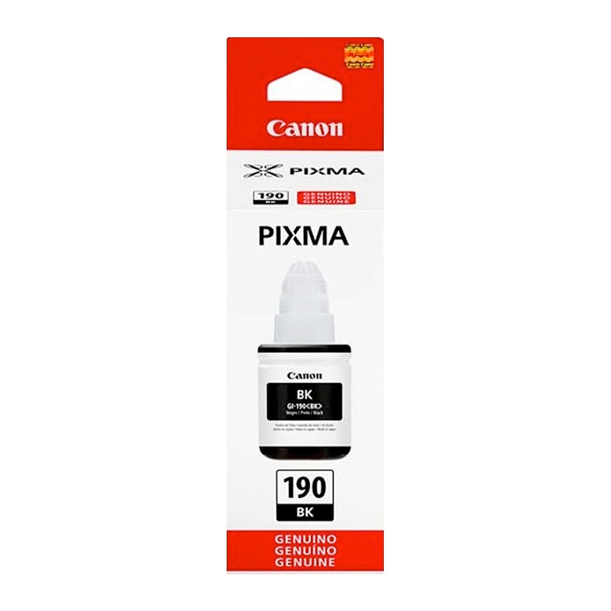 Botella de tinta Canon GI-190 Negro 135 ml